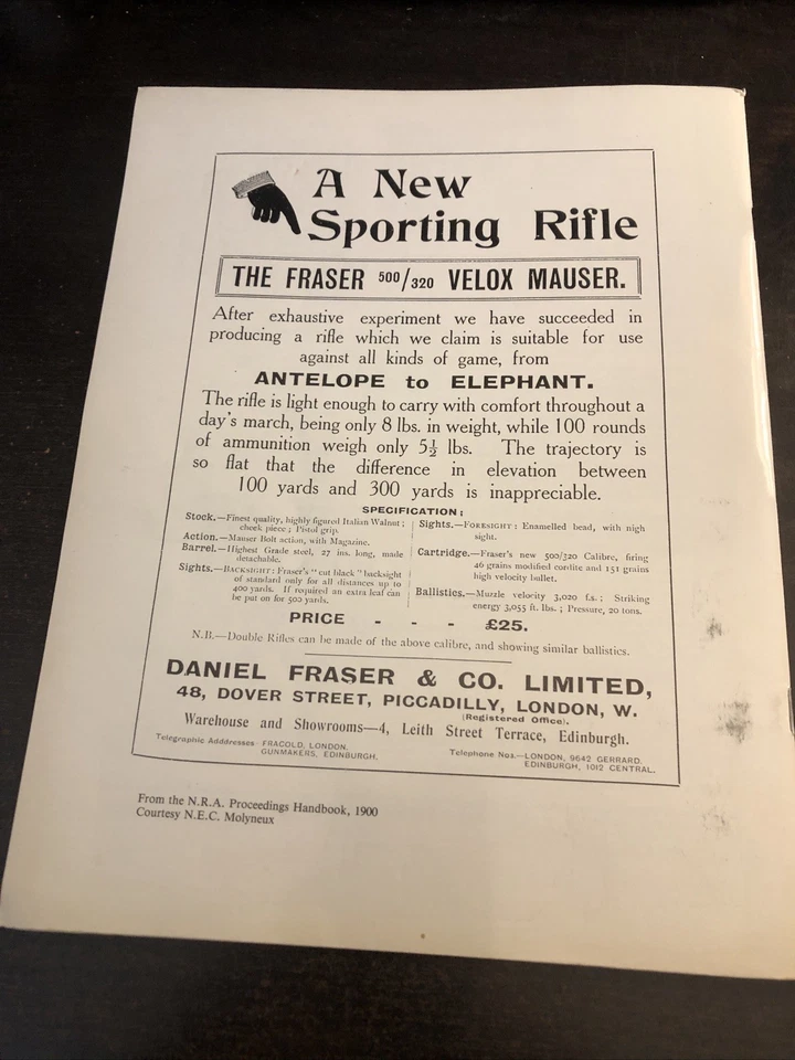 Prices Paid For British Sporting Rifle Cartridges Bill Fleming - Image 2 of 4