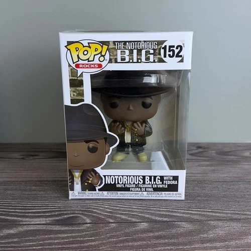 Funko Pop! Rocks: Biggie #152 Vinyl Figure Notorious B.I.G. With Fedora