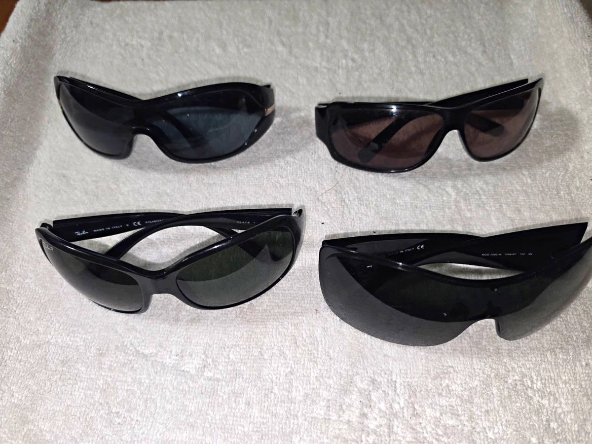 PRADA Black Wrap Sunglasses for Women for sale | eBay