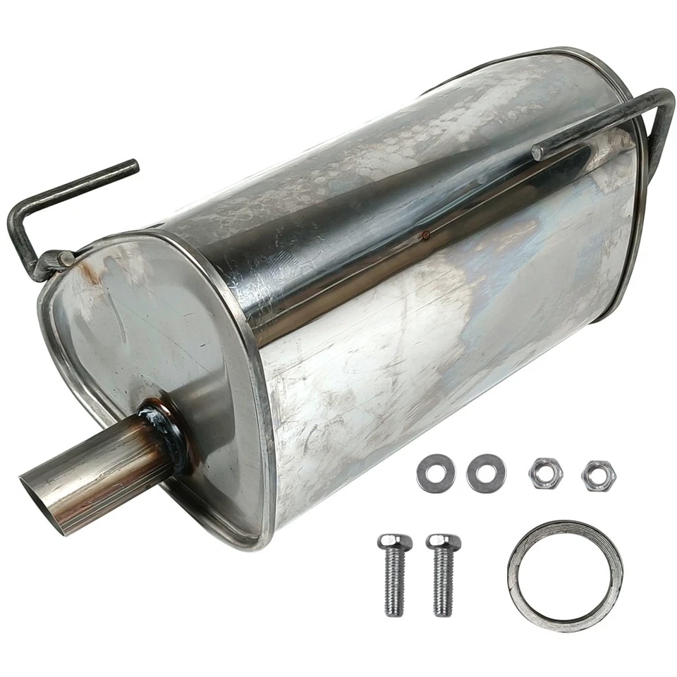 Silenciador de escape trasero de acero inoxidable para Subaru Forester 2014-2017 2018 2,5 L Foto 3 de 4