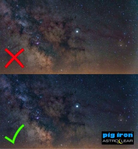 Pig Iron 77mm Astro Clear Filter Night Sky Light Pollution Reducer for Starscape - Picture 20 of 24