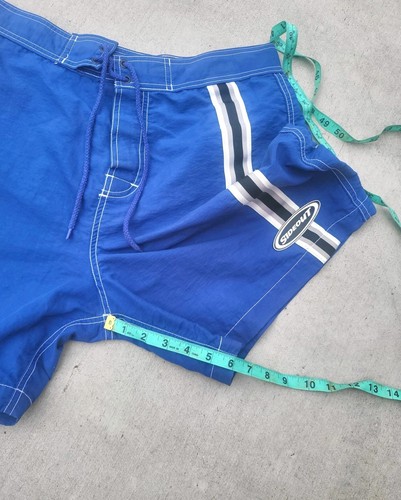 Vintage 90er Y2K Sideout Schwimmen royalblau Boardshorts Herren 6" Schrittlänge Gr. 30 - Bild 9 von 9