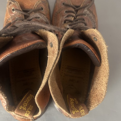 Vintage Dr Martens 8088 Brown Leather Boots US Mens Size 7 - Picture 6 of 7