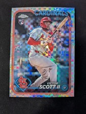 Victor Scott II (RC) 2024 Topps Chrome Update X-fractor #USC48 Cardinals OF