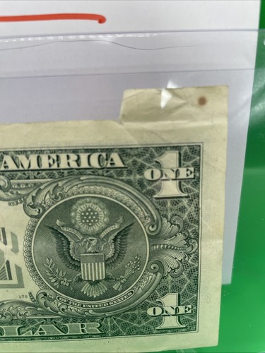 $1 2006 MAJOR CUTTING BUTTERFLY ๐ฆ ERROR โAโ RUN D/C Printed One Dollar Bill ๐ต - Picture 13 of 21