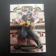2023 Panini Select - Concourse #100 Chris Rodriguez Jr. (RC)