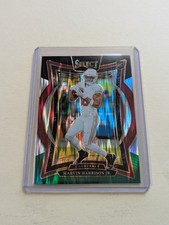 2024 Panini Select - Concourse Marvin Harrison Jr. #28 Black & Red Shock Prizm