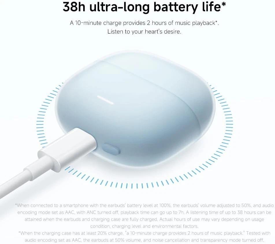 XIAOMI Redmi Buds 6 lite- True Wireless Bluetooth Headphone One Size, BLACK - Image 4 of 4