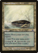 Barren Moor #312 (MP) Onslaught ONS Magic MTG