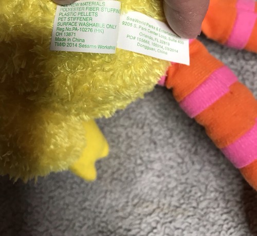 Lote de 7 personajes de peluche Sesame Street Place 2012-2015 SeaWorld Elmo Oscar - Imagen 11 de 22