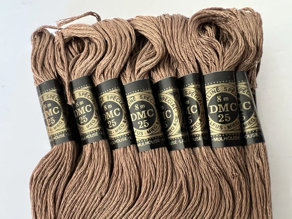 DMC Embroidery Floss Color #840 Beige Brown - Medium lot Of 24 New - Image 4 of 4