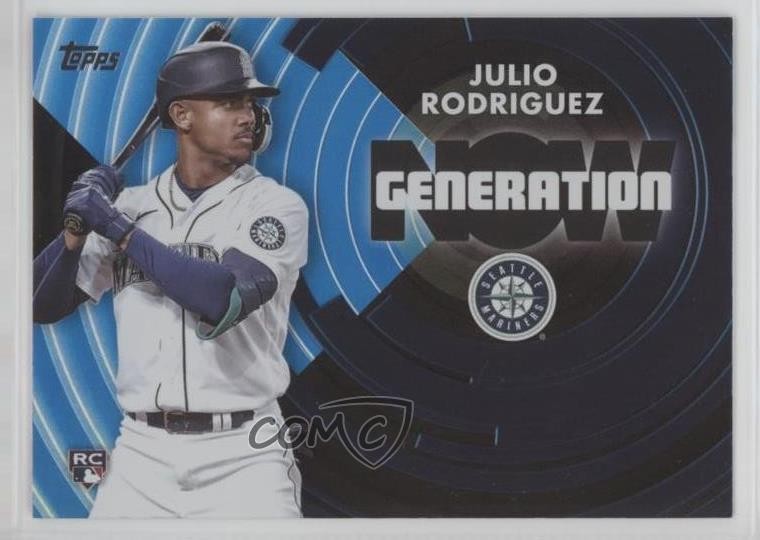 2022 Topps Update Generation Now Blue /600 Julio Rodriguez #GN-62 Rookie RC