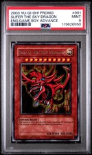 2003 YU-GI-OH! PROMO ENGLISH GAME BOY ADVANCE #001 SLIFER THE SKY DRAGON PSA 9