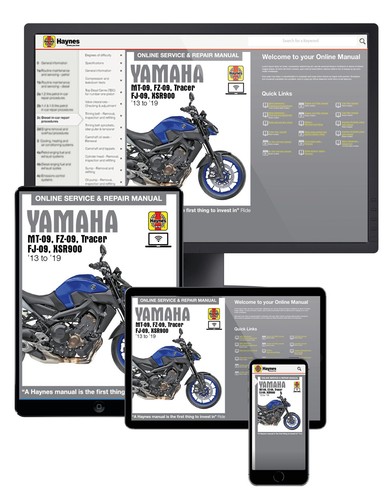 Yamaha MT-09, FZ-09, Tracer FJ-09 y XSR900 (13-19) Haynes Manual de reparación - Imagen 4 de 16