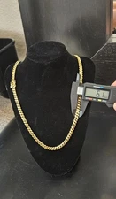 24in Gold Vermeil 6mm Miami Cuban Chain Necklace