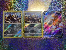 Pokemon: Full Art 165/189 Heatran V; Celestial Storm Reverse Holo 98/168 Heatran
