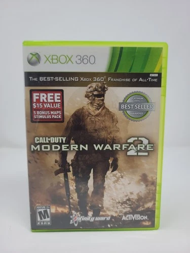 Call of Duty: Modern Warfare 2 (Xbox 360, 2007) W/MANUAL