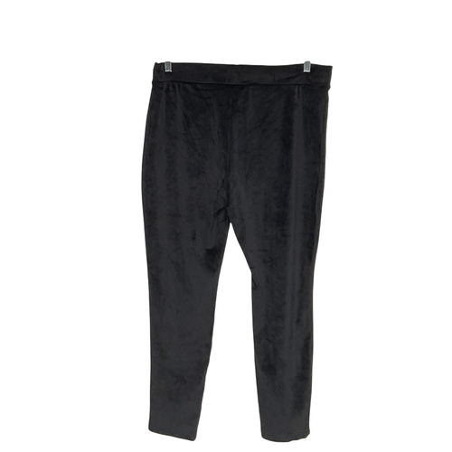Pantaloni skinny Lands' End in velluto nero - Donna L - Foto 2 di 4