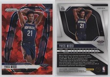 2024-25 Panini Prizm Red Ice Prizm Yves Missi #233 Rookie RC