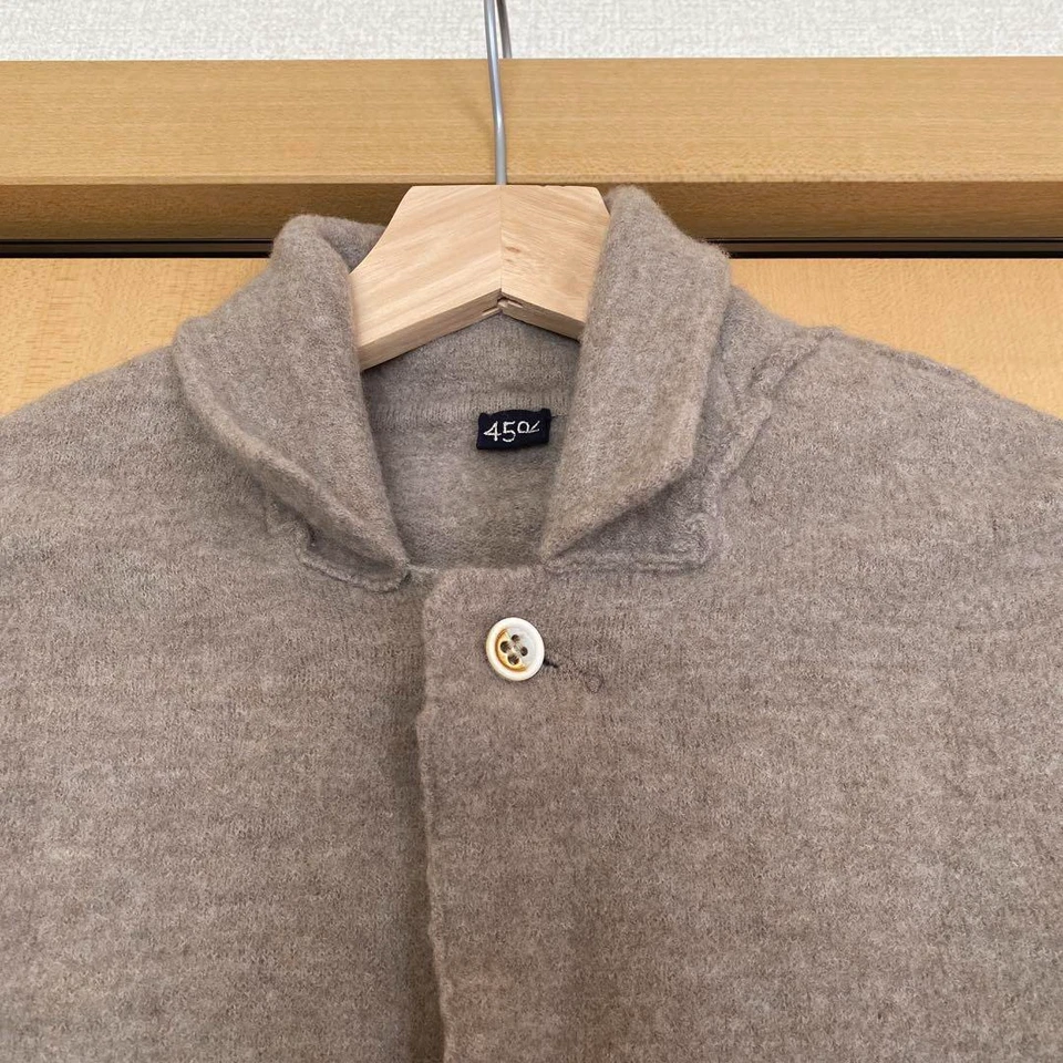 Jaqueta de lã de feltro flutuante 45rpm 45R tamanho livre feminina feita no Japão - Imagem 2 de 4