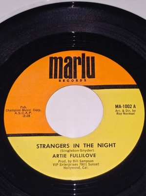#ad ARTIE FULLILOVE THANK YOU 7quot; 45 SOUL NORTHERN FUNK VINYL MARLU RECORD Ramp;B BLACK $245.00