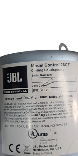 Pair of JBL Professional Control 26CT Ceiling Speakers - Photo 6/7