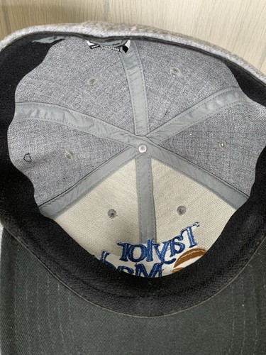Taylor Made Unisex S/M Fitted Hat Cap A-Flex Golf Raised Embroidered Gray Sports - Picture 4 of 7