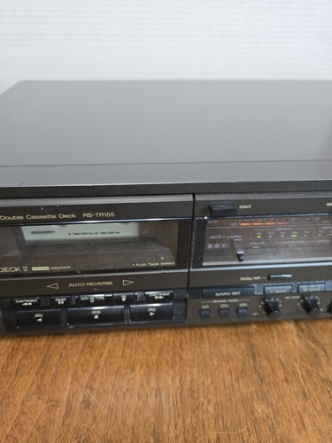 Vintage Technics RS-TR155 Double Stereo Cassette Deck Made In Japan, Tested - Picture 6 of 20