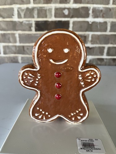 Pottery Barn Gingerbread Metal Tree Stocking Holder Mr. Spice Christmas NEW - Picture 6 of 8