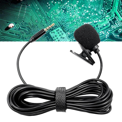 Lavalier Microphone Mic Stereo Audio Wired Mic 3.5mm Plug for Mobile Phone3587 - Afbeelding 5 van 6