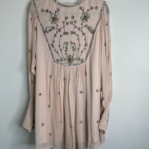 Free People Bali Golden Sun Mini Dress - Picture 5 of 10