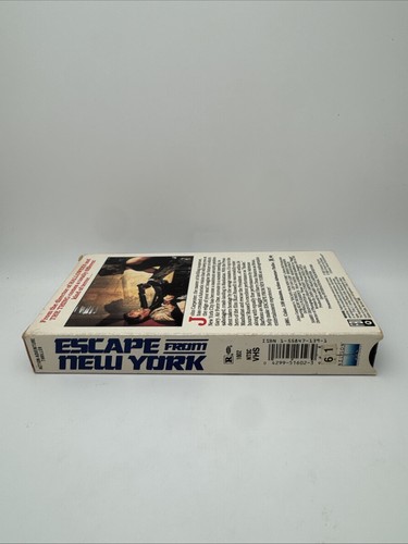 John Carpenter's Escape From New York Starring Kurt Russell 1981 VHS Rare OOP FS - Picture 5 of 7
