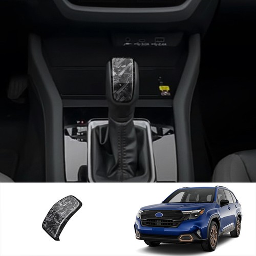 Cubierta de perilla de cambio de marchas de fibra de carbono para Subaru Forester 2024 2025 ABS - Imagen 18 de 19