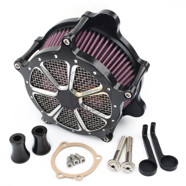 Air Cleaner Venturi Filter System For Harley Road King Street Glide