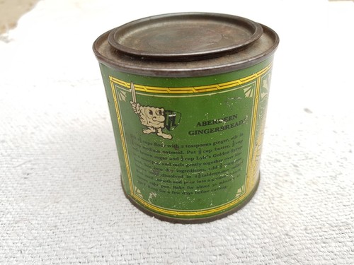 1950s Vintage Scarce Lyles Golden Syrup Dieu Et Mon Droit Litho Tin Box TB40 - Picture 3 of 6