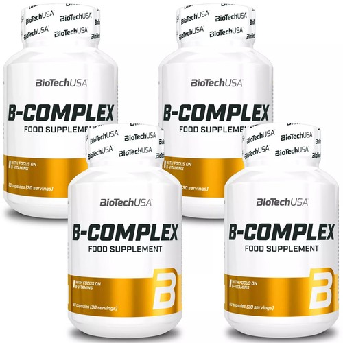 B-COMPLEX 60-240 capsules - 12 vitamins 4 minerals 3 herbs Gluten & Lactose free - Picture 9 of 13
