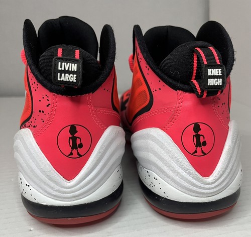 Nike Air Penny 5 V Lil Penny Atomic Red Size 8.5 Sneakers 628570 601 Great Cond. - Picture 9 of 17