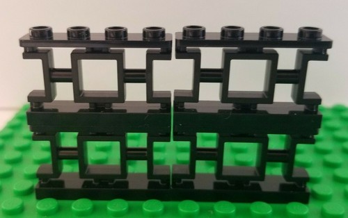 LEGO FENCE Black Asian Decor Room Divider Screen Minifigure House Barn Yard - Picture 1 of 3