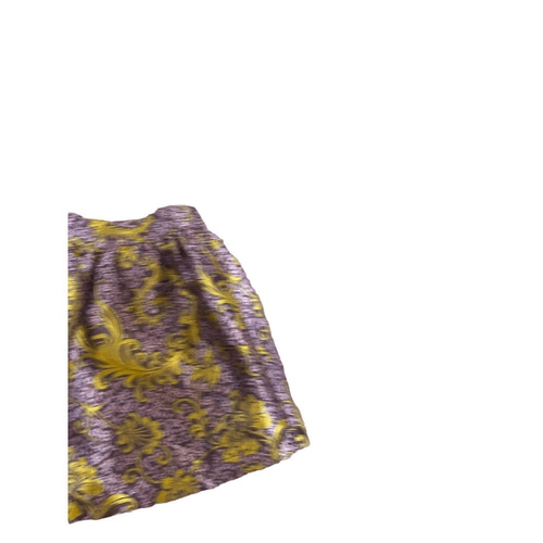 Peek Gwen Mini Skirt Indian Tapestry Brocade Gold Rose Pink size 6/7 girls - Picture 7 of 11