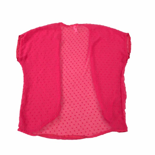 Urban Rose Top Girl Size 14 Cover Up Topper Open Front Lightweight Pink - Picture 3 of 6