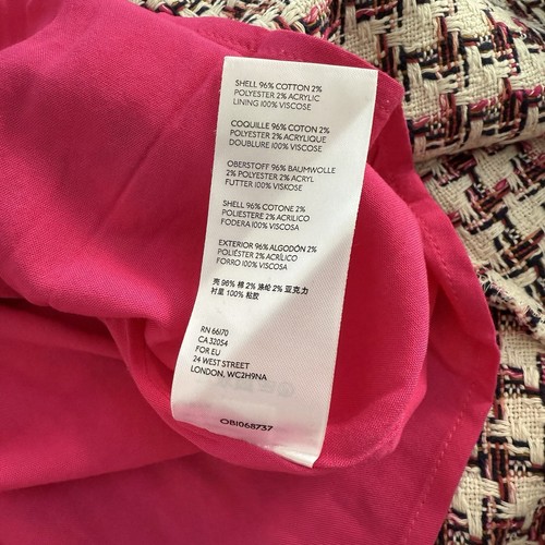 Maeve by Anthropologie Bobbie karierter Volant-Minirock Tweed Gr. 6 rotes Motiv gebraucht, in einwandfreiem Zustand - Bild 6 von 9