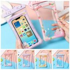 Thick Strap Mobile Phone Waterproof Bag Cartoon Mobile Phone Pouch  Pool