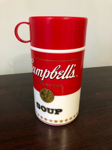 CAMPBELL'S INSULATED SOUP CAN-TAINER, 1998, HOT/COLD THERMOS - Picture 2 of 5
