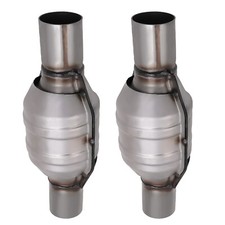 2.25 inch Catalytic Converter Universal Exhaust Port 53005 T409 Steel