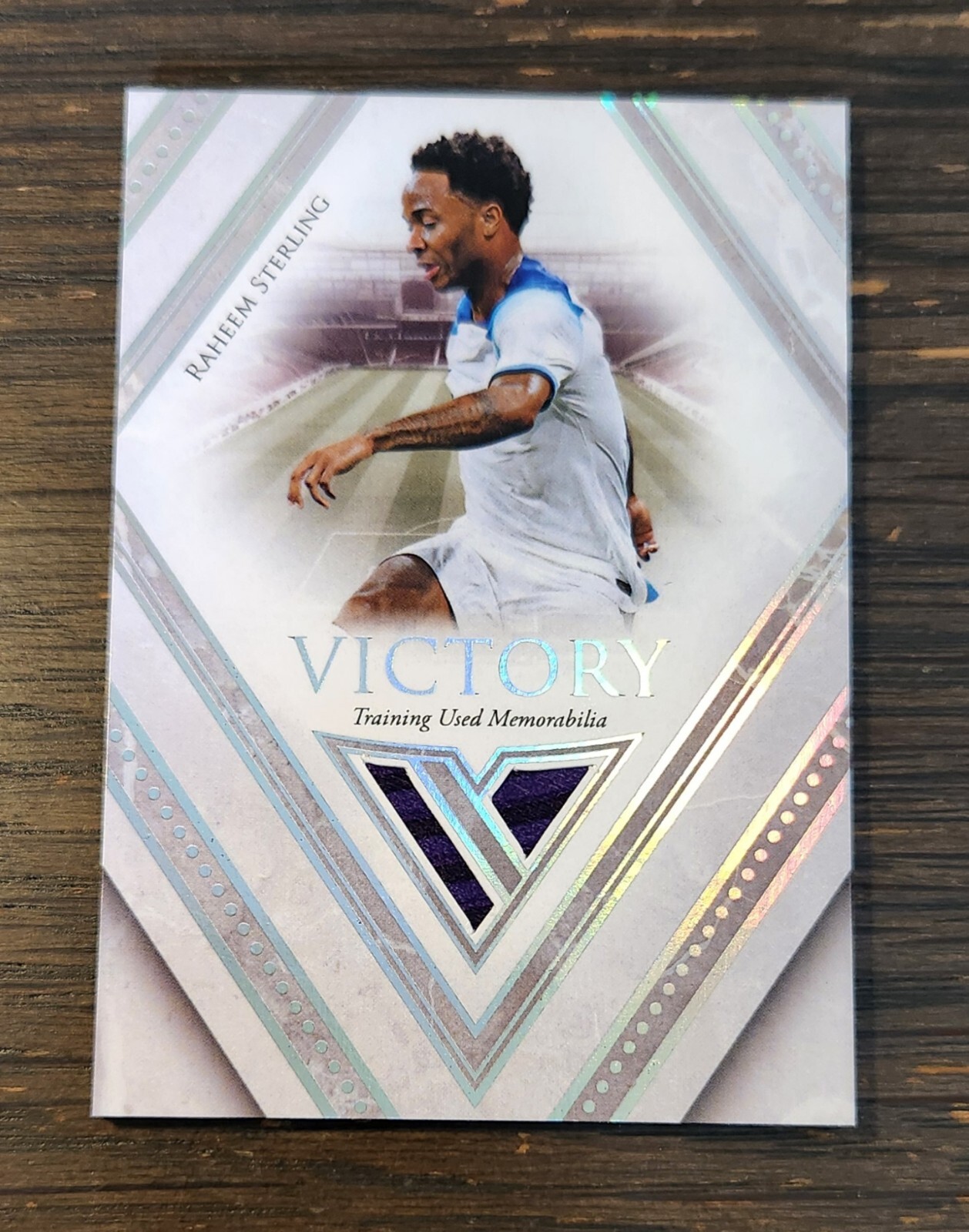 2023-24 Futera Unique Raheem Sterling Rainbow Victory Jersey One Of One England