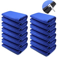72x80 12PCs Extra Thick Furniture Moving Packing Blanket For Shipping Furniture 