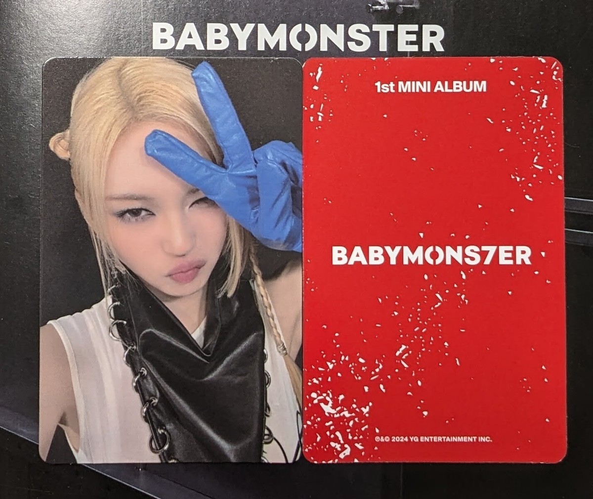 BABYMONSTER photocard- photobook version album card (OFFICIAL) | eBay