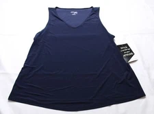 Attitudes By Renee Women's Plus V-Neck Sleeveless Tank CG2 Nazy Size 1X NWT