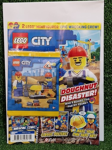 Lego City Magazine #63 Mini Figure Lego Poly Bag NEW - Picture 1 of 6