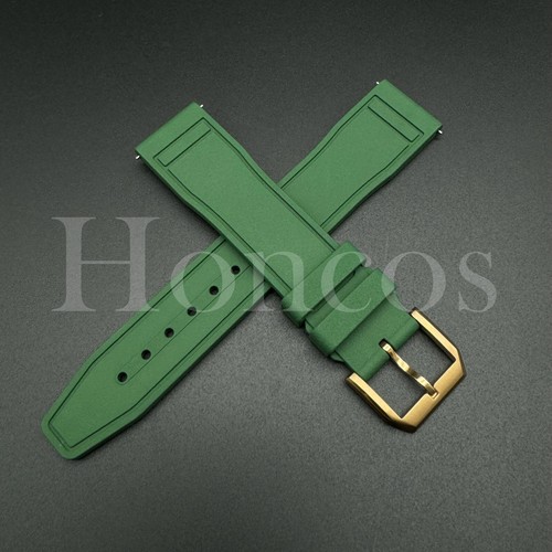 20 21 22 MM FKM Silicone Rubber Watch Band Strap Quick Release Fits for IWC - Picture 41 of 58